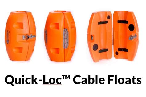 Quick Loc Cable Float DeepWater Buoy Syntactic Flotation DeepWater