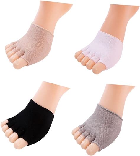 Feoya Paires Chaussettes Avant Pied Unisexe Doigts De Pied S Par S