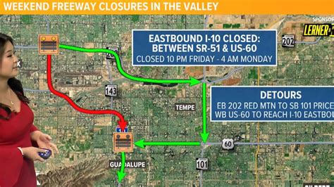 Phoenix Traffic Road Closures And Detours For Oct 27 29 12news