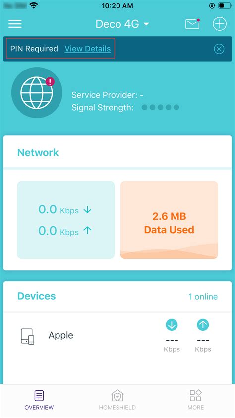 Comment utiliser la gestion des codes PIN sur le routeur Deco 3G/4G ...