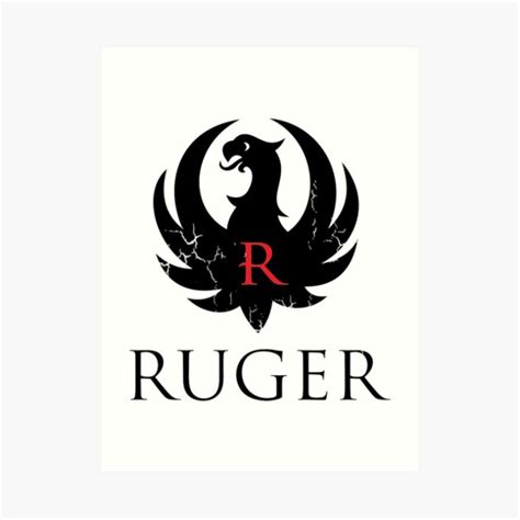 Unique Ruger Logo Art Print By Plonco71 Redbubble