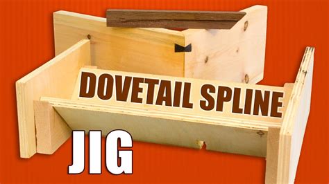 Making A Dovetail Spline Jig For The Router Table Splines Router Jig