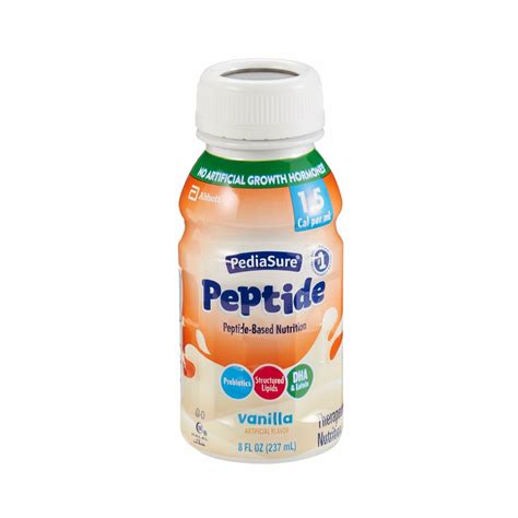 Abbott PediaSure Peptide 1.5 Cal Pediatric Oral Supplement, Vanilla Flavor