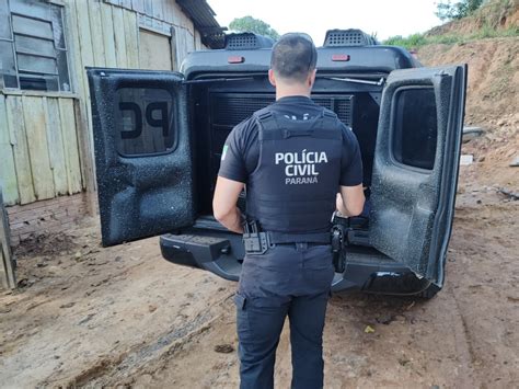 PCPR prende suspeito de homicídio em Telêmaco Borba Polícia Civil do