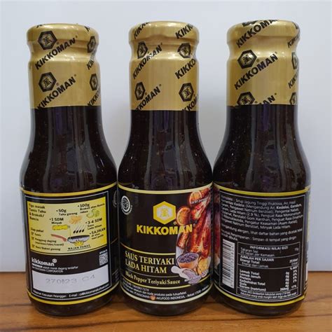 Jual Kikkoman Black Pepper Teriyaki Sauce Teriyaki Lada Hitam G