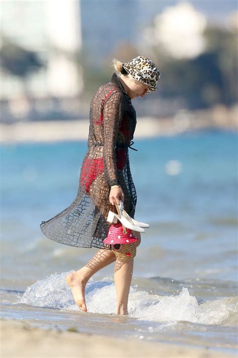 PIXIE LOTT In Bikini At A Beach In Ibiza HawtCelebs