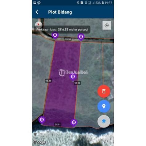 Dijual Tanah 31 5are Los Tebing Pantai Nyanyi Beraban Kediri Di Tabanan