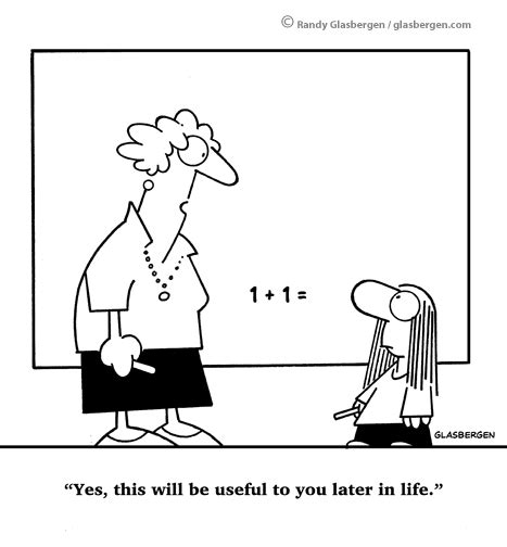 math cartoons for students Archives - Randy Glasbergen - Glasbergen Cartoon Service