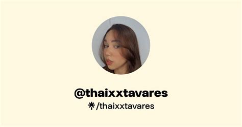 Thaixxtavares Instagram Linktree