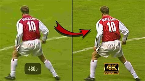 Dennis Bergkamp S Wonder Goal Against Newcastle But It Is Enhanced To K