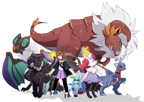 my pokemon team by DragonsPurr on DeviantArt