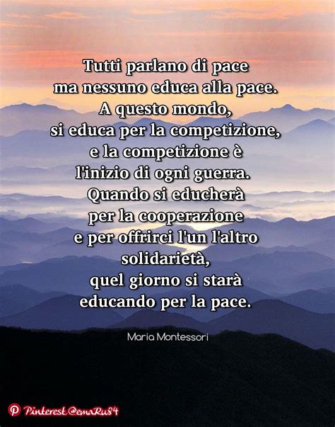 Pace Maria Montessori Citazioni Sulla Pace Maria Montessori