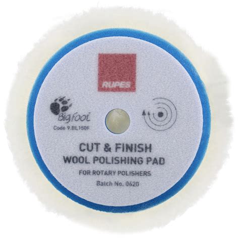 Rupes Wool Buffing Pads Inch Polishing Pads Pack Rotary Polisher