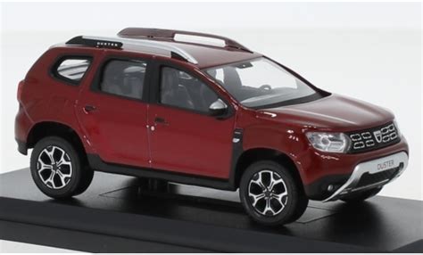 Miniature Dacia Duster 1 43 Norev Metallise Rouge 2018 Voiture