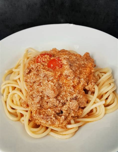 Thai Tuna Curry With Spaghetti Fusion Thai And Italian Food Thai