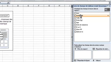 Excel 2007 Tutoriel 7 Créer Un Tableau Croisé Dynamique Youtube