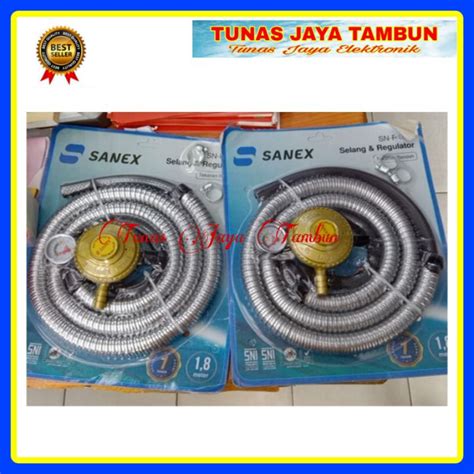 Jual Selang Gas Paket Sanex R Selang Gas Sanex Regulator Meteran