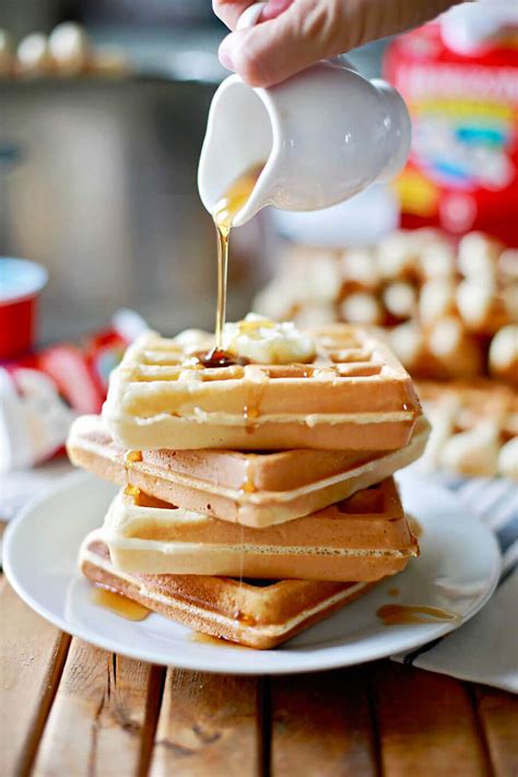 Homemade Toaster Waffles - Easy Peasy Meals