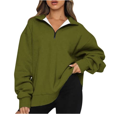 1 4 zip pullover for women 7