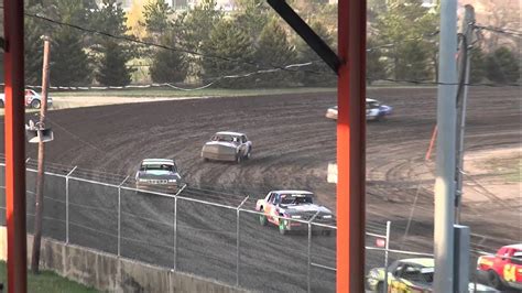 Benton County Speedway Imca Hobby Stock Feat 4 20 14 Youtube