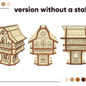 Gnome House Laser Cut File Svg Plywood Design For Garden And Plant Etsy