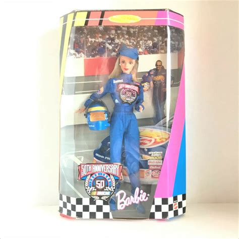 Th Anniversary Nascar Barbie Doll For Sale Online Ebay