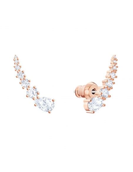 Orecchini Moonsun Gioielli Swarovski Placcato Oro Rosa 5486352