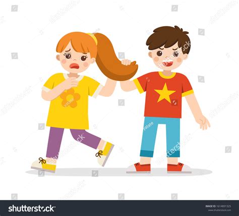 505 Boy pulling girls hair Images, Stock Photos & Vectors | Shutterstock