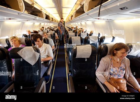 British airways plane interior hi-res stock photography and images - Alamy