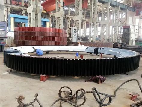 Oem Rotary Dryer Half Girth Gear Large Diameter Casting Steel Spur