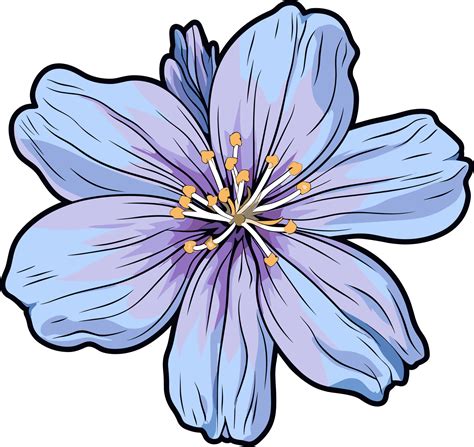 Ai Generated Blue Eyed Grass Flower Clipart Design Illustration