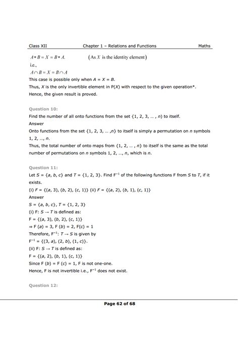 Ncert Solutions For Class 12 Maths Chapter 1 Miscellaneous Exercise