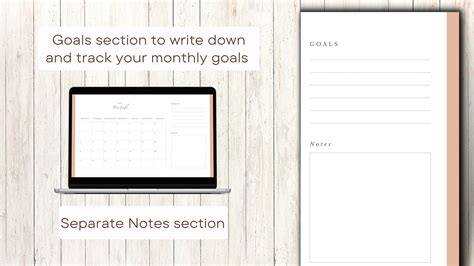 2023 Printable Calendar Landscape, Minimalist Monthly Calendar 2023 ...