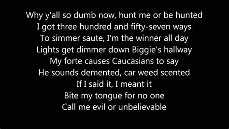 Biggie Smalls Lyrics