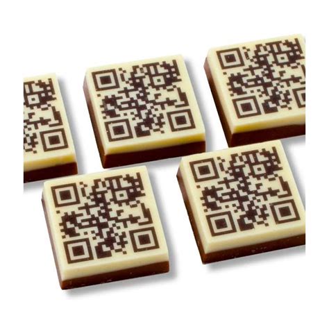 Gourmet Qr Code Printed Chocolates Branded Chocolates Chocogram