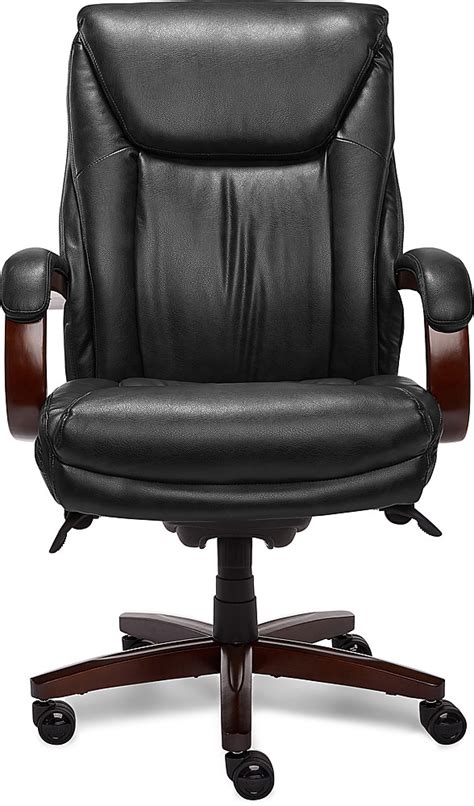 Best Buy La Z Boy Edmonton Big And Tall Bonded Leather Executive Office Chair Black 45764a