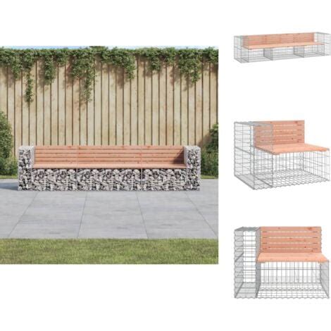 Gartenb Nke Living Gartenbank Aus Gabionen X X Cm Massivholz