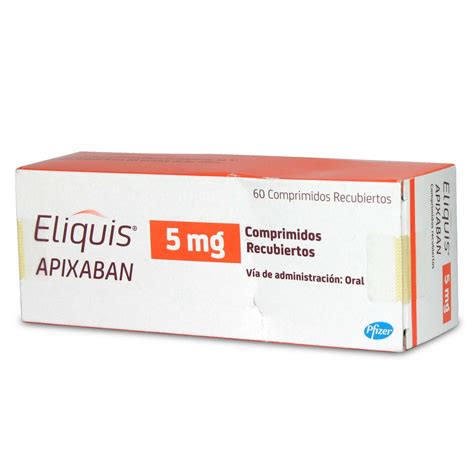 Eliquis Apixaban 5mg 60 Comprimidos Recubiertos Farmacia Belgochilena