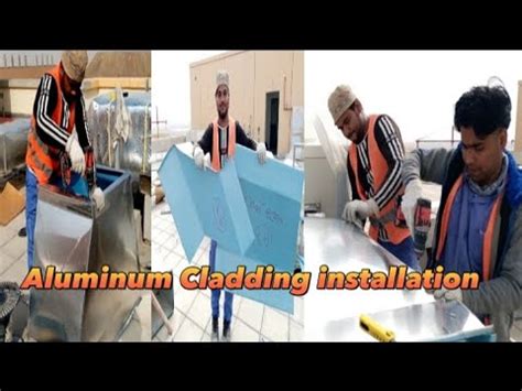 How To Install Aluminum Duct Cladding Duct Aluminum Cladding Youtube