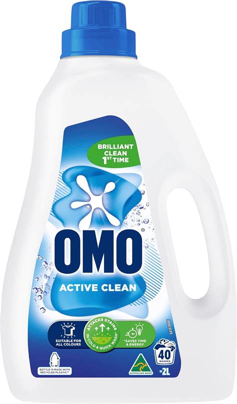 OMO Active Clean Front Top Loader Laundry Liquid 2 L Amazon Au