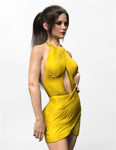 X Fashion Flirty Dress For Genesis 8 Female S Daz 3d