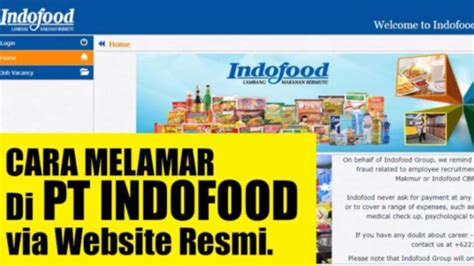 Formasi Strategis Dibutuhkan Lowongan Kerja Pt Indofood Cbp