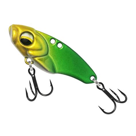 Cm G Metal Vib Rotating Vibration Sinking Fishing Spoon Lure Trout