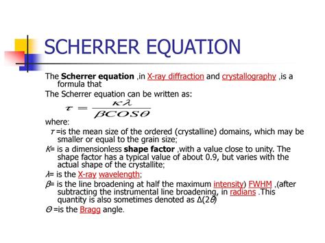 D Couvrir Imagen Formule De Scherrer Fr Thptnganamst Edu Vn