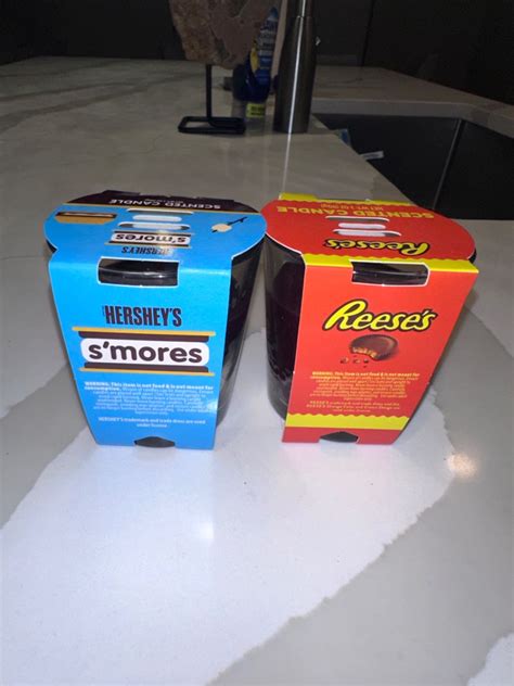 Lot 233 Hersheys Smores And Reeses Scented Candles Sizzlin Deals LLC