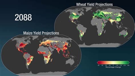 NASA SVS Impact Of Climate Change On Global Wheat Yields