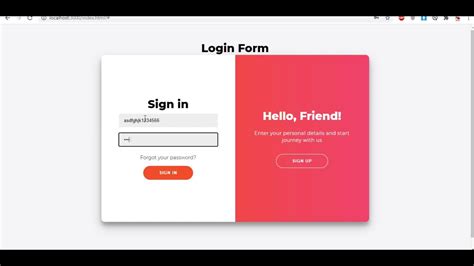 Responsive Login Form Registration Form Using Html And Css With