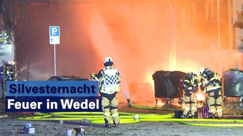 Silvesternacht Im Kreis Pinneberg Feuer Bei Edeka In Wedel Youtube