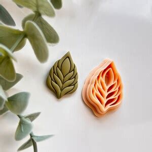 Braided Leaf Polymer Clay Cutter Polymer Clay Tools Clay Earring Cutter