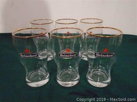 Half Dozens of Heineken Beer Glasses | #3896624229